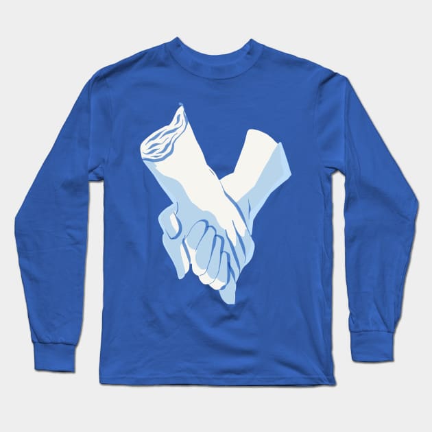 Holding Hands Long Sleeve T-Shirt by Rebelform